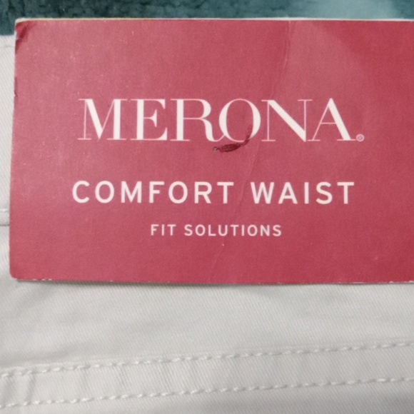 Merona women's cropped pants size 14 Mid Rise - Picture 3 of 6